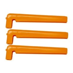 Bohning Fletching Tower 1 Degree Left Helical Arms 3pk Orange 601037