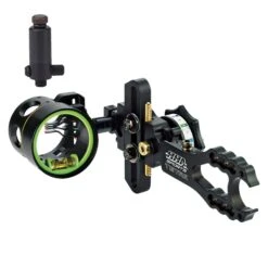 HHA Sports Bow Sight Tetra Dial .010 4 Pin 1 3/4″ Dia Right Hand TTR-4510 W/ Free Sight Light