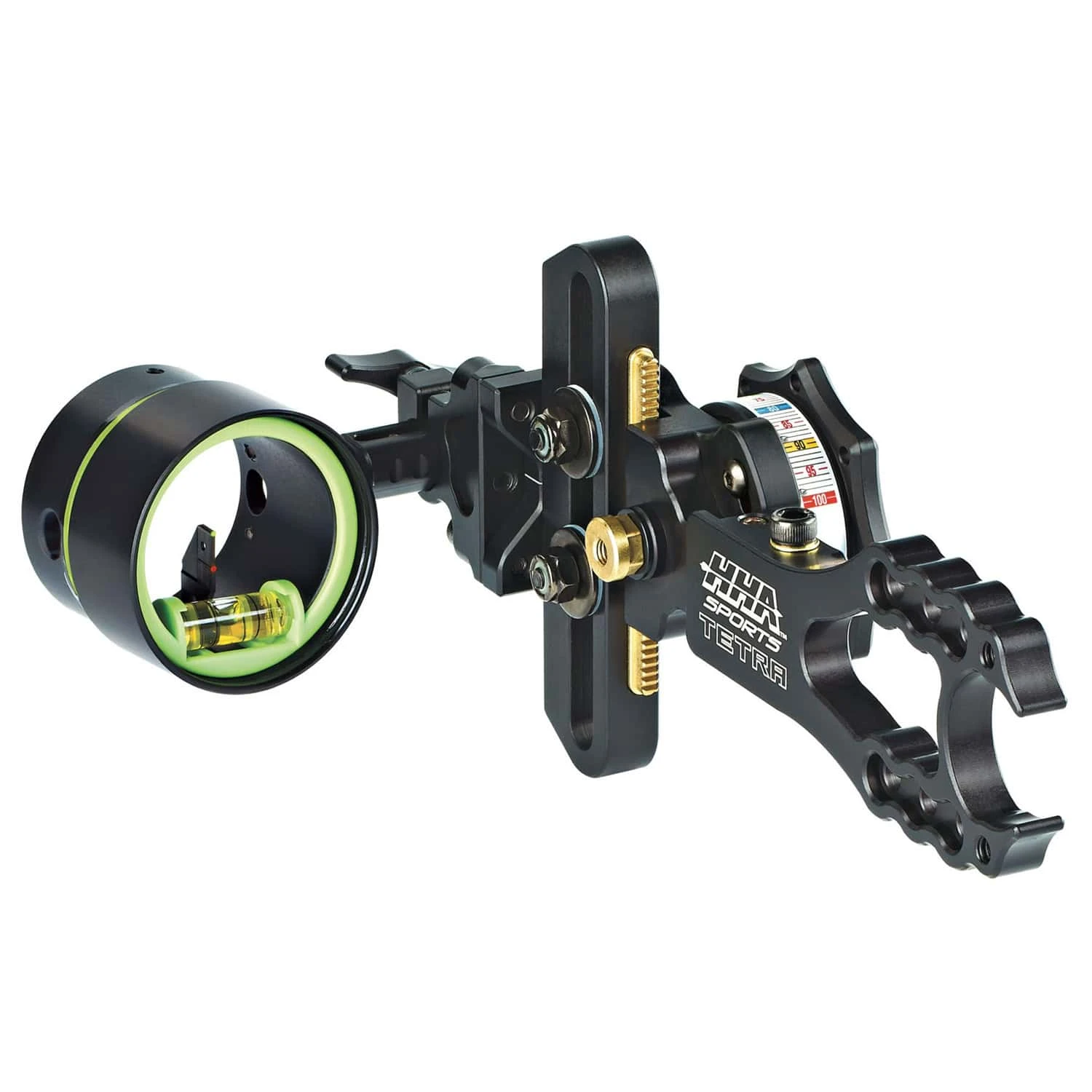 HHA Sports Bow Sight Tetra RYZ Right Hand 2 Pin .019 W/ Free Sight Light RYZ-2519-GRED