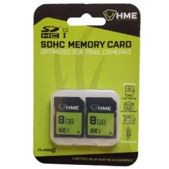HME SD HC Memory Card 8GB 2 Pack HME-8GB2PK