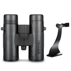 Hawke Optics Binocular Endurance ED 8×42 Black 36204 Combo Pack W/ Tripod Adapter (36204 & 64104)