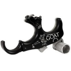 TRU Ball Archery Release Goat 3 Finger Silver/Black Large TGOT-BKQS-L